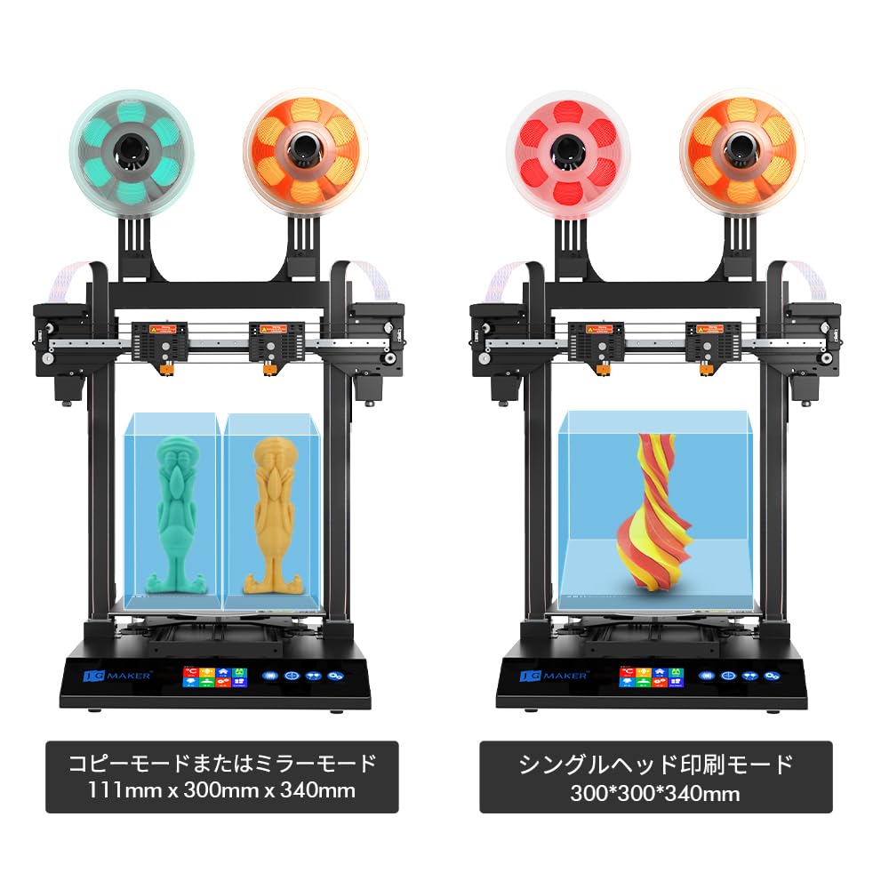 Amazon | Artist-D Pro IDEX 3Dプリンターデュアル押出機に依存せず